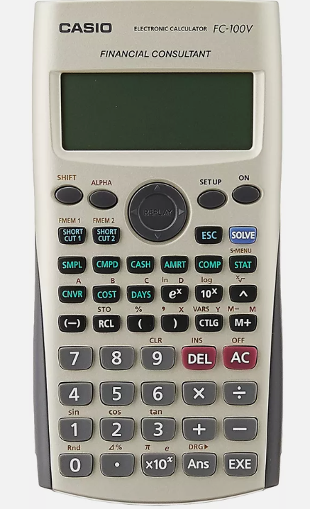 Casio FC-100V Financial Calculator