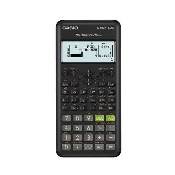 Casio FX-82za Plus ll Scientific Calculator - Black