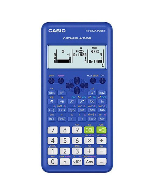 Casio FX-82za Plus ll Scientific Calculator - Blue