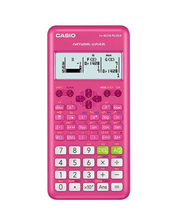 Casio FX-82za Plus ll Scientific Calculator - Pink